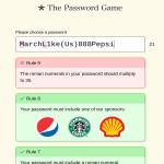 Play The Password Game now!