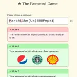 PLay The Password Game now!
